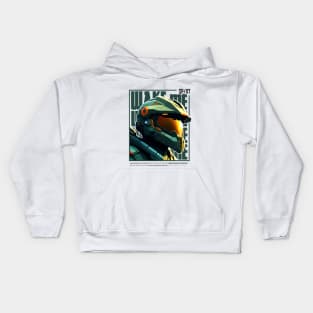 Halo game quotes - Master chief - Spartan 117 - WQ01-v10 Kids Hoodie